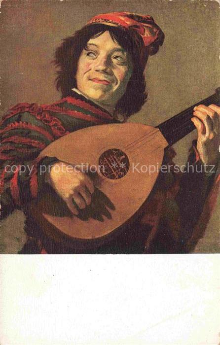 Hals Frans Kuenstlerkarte Der Narr