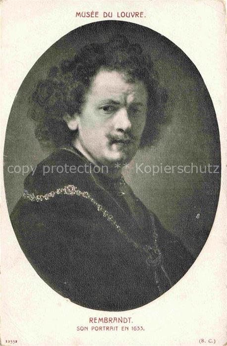 Rembrandt  van Rijn Kuenstlerkarte Alte Kuenstler Son Portrait en