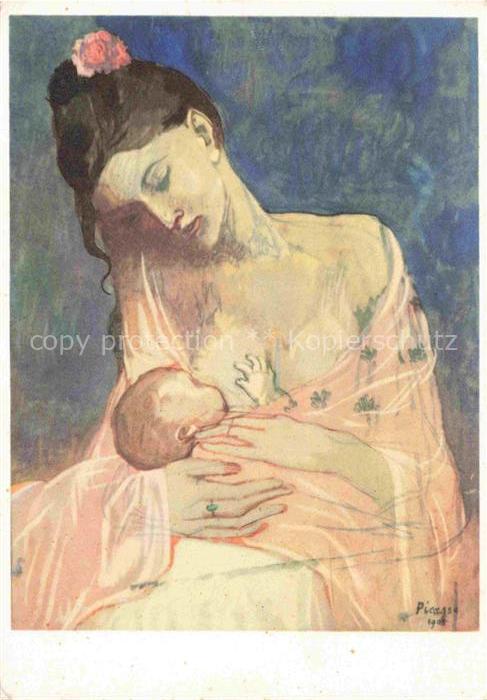 Picasso Pablo Kuenstlerkarte Maternite