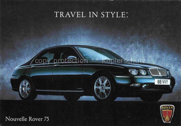 Autos Cars Voitures Nouvelle Rover 75