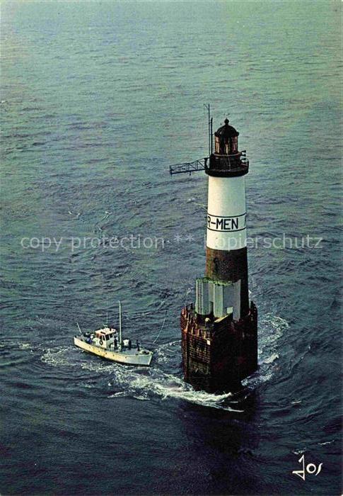 Leuchtturm Lighthouse Faro Phare-- Ravitaillement Ar men chaussee Sein