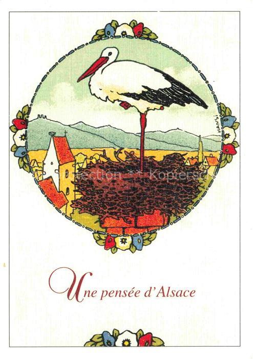 Hansi  Waltz J J Kuenstlerkarte Alsace Elsass Alsace Merveilleuse