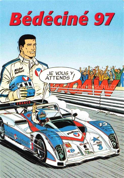 Autorennen Werbung Bedecine 97Jean Graton Illzach