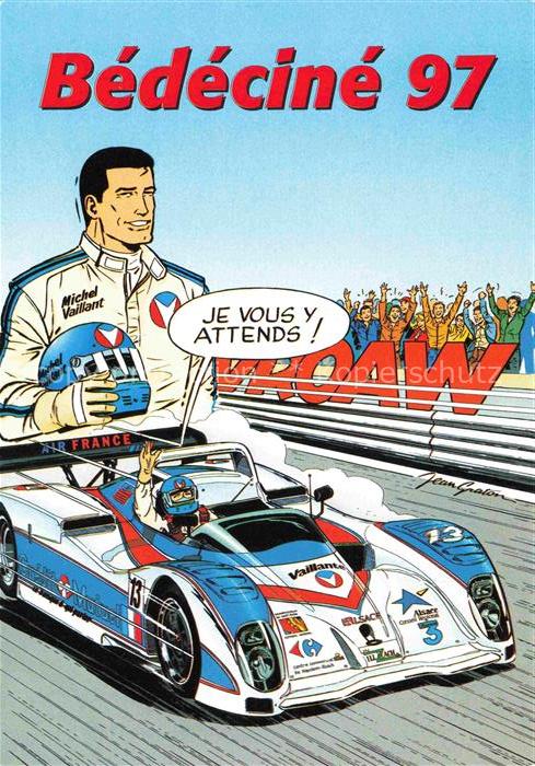 Autorennen Werbung Jean Graton Bedecine 97 Illzach