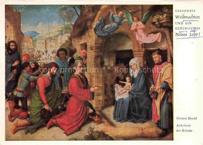 Weihnachten Christmas X-Mas Noel Anbetung der Koenige Gerara David