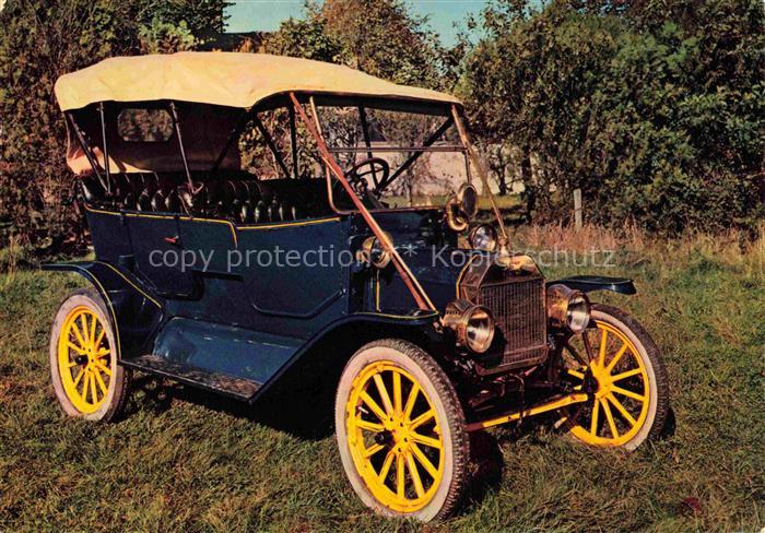 Autos Cars Voitures Ford T 1908 Torpedo 4 places trophires