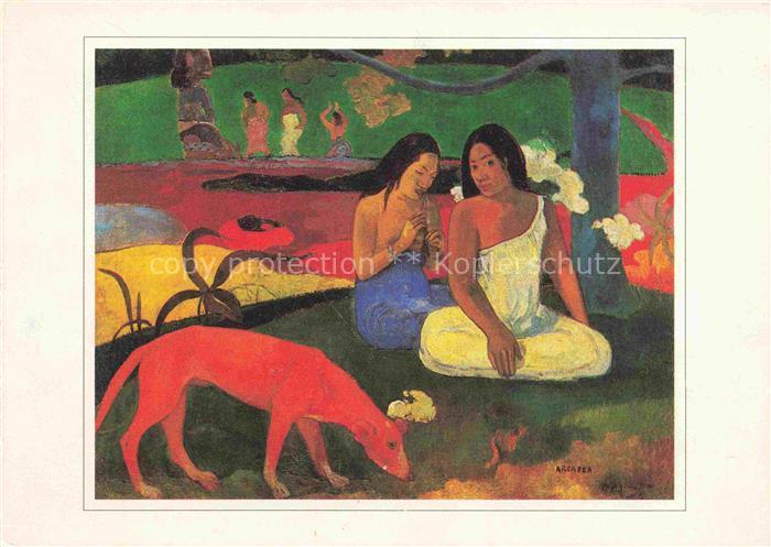 Gauguin Paul Kuenstlerkarte Area Rea