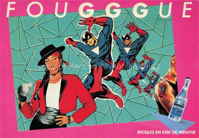 Comic-Postkarte Bande Dessinee BD Fumetto-- Spiderman Fougggue