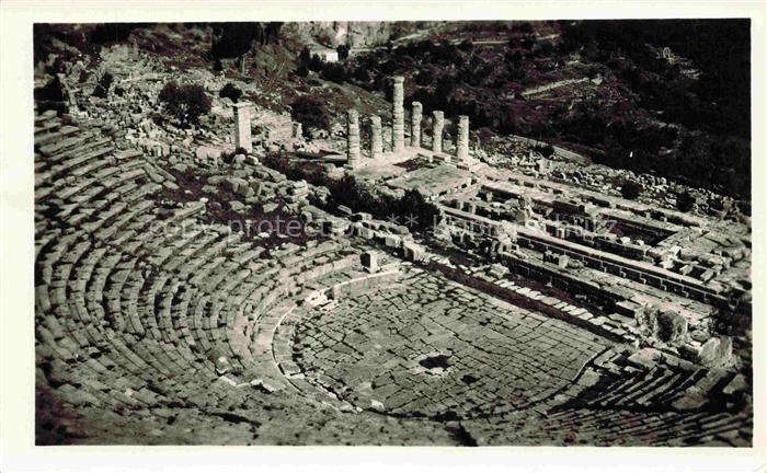 Delphi Delfi Greece Théatre romain Antike Staette
