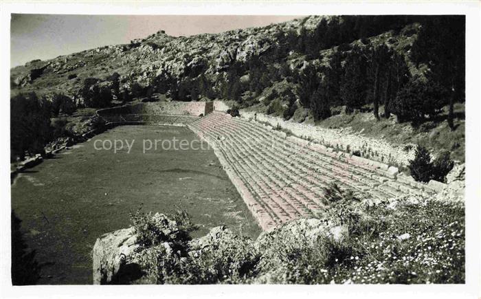Delphi Delfi Greece Stadium Antike Staette