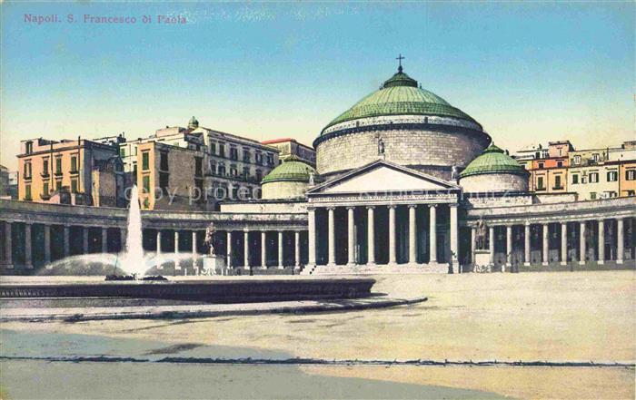 NAPOLI Neapel Naples IT San Francesco di Paola Fontana