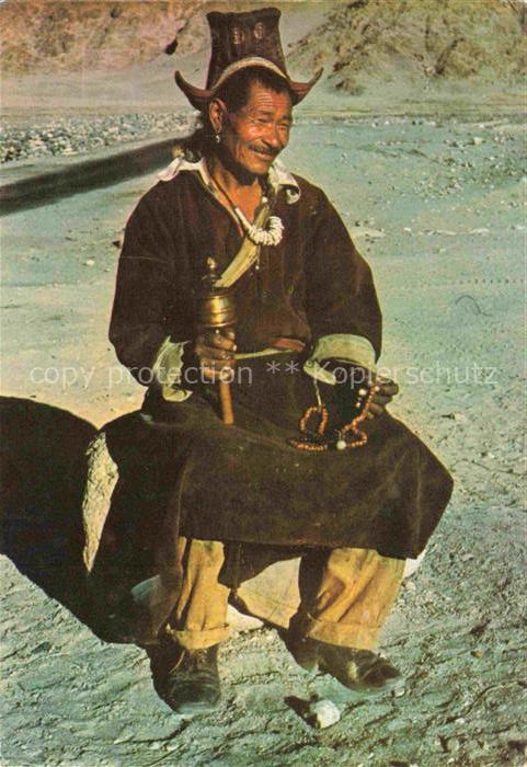 Ladakh Jammu Kashmir India Old man