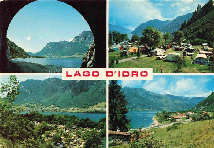 Anfo Lago d Idro Val Sabbia BRESCIA Lombardia IT Panorama Campingplatz