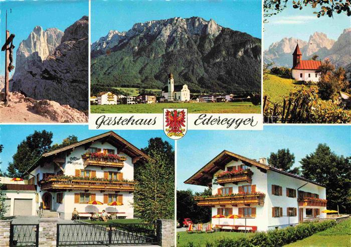 Ebbs Tirol AT Gaestehaus Pension Ederegger Bergkreuz Stripsenjoch Kaisergebirge