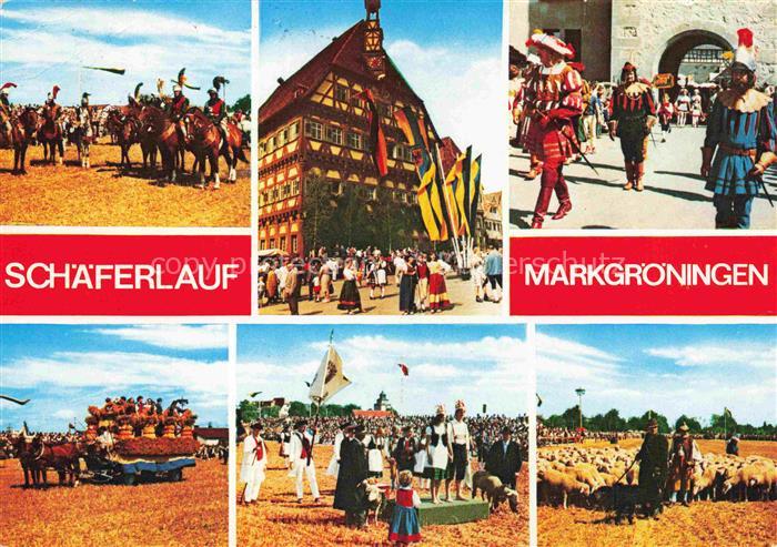 Markgroeningen Schaeferlauf Tradition Festumzug