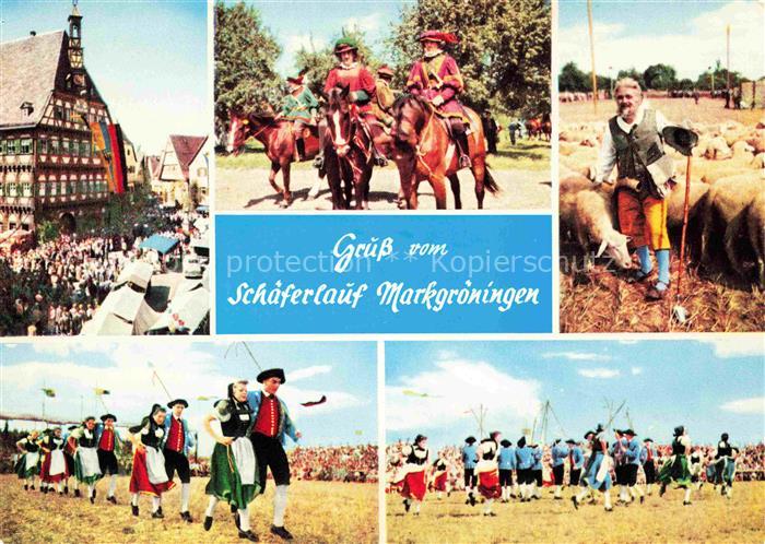 Markgroeningen Schaeferlauf Tradition Festumzug