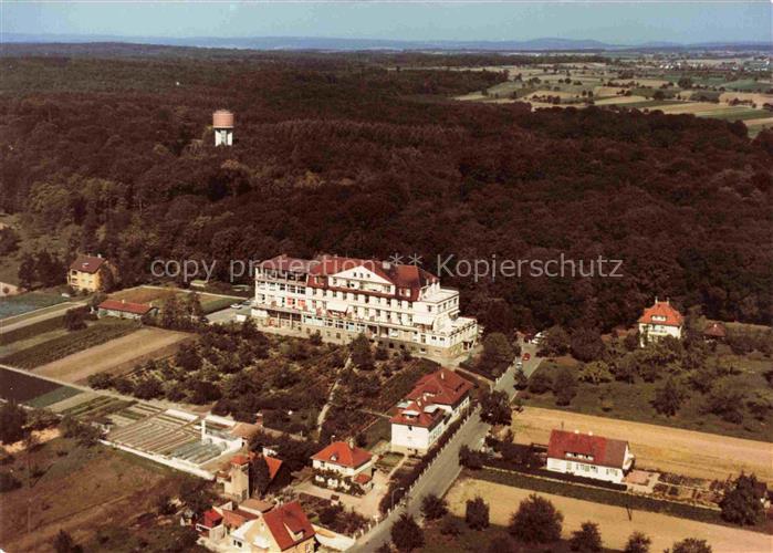 Bad Rappenau Kurhaus Fliegeraufnahme Verlagsstempel