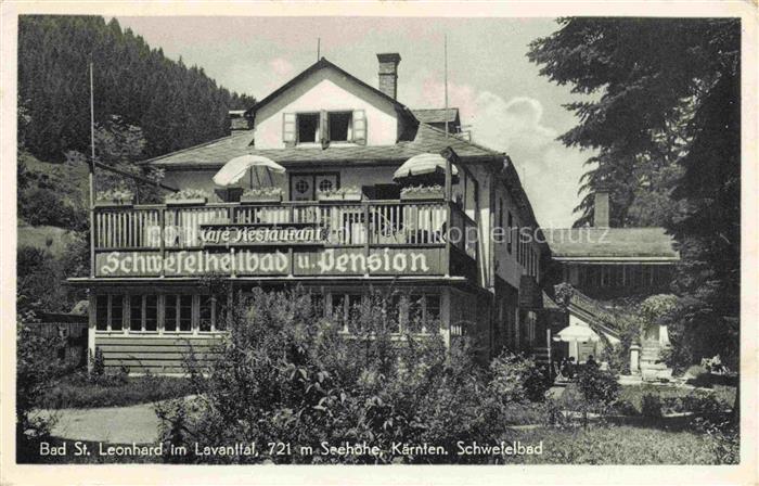 Bad St Leonhard Lavanttal Kaernten AT Schwefelheilbad und Pension