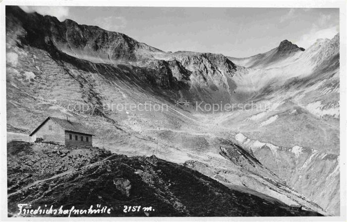 Friedrichshafnerhuette Galtuer Tirol Berghuette Alpen