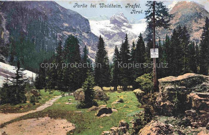 Waldheim Trafoi Stilfs Suedtirol IT Landschaft Alpen