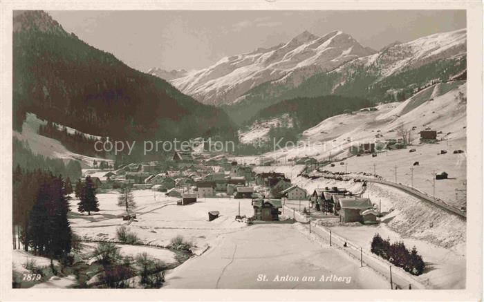 St Anton Arlberg Tirol AT Winterpanorama Alpen