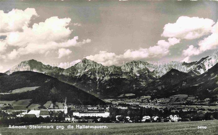 Admont Steiermark AT Panorama Blick gegen Hallermauern