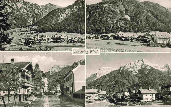 Waidring Tirol AT Gesamtansicht mit Alpenpanorama Ortsans