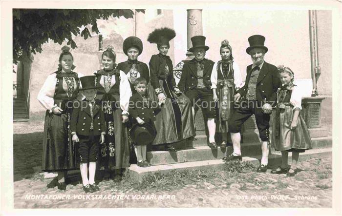 Schruns Tschagguns Vorarlberg AT Montafoner Volkstrachten