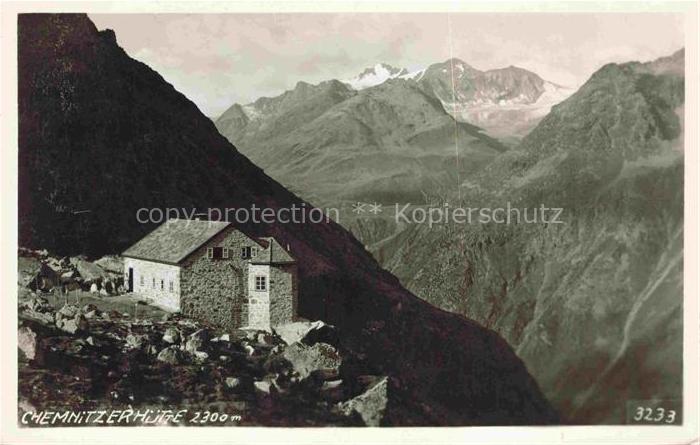 Chemnitzerhuette Taufers Trentino IT Berghaus Alpen