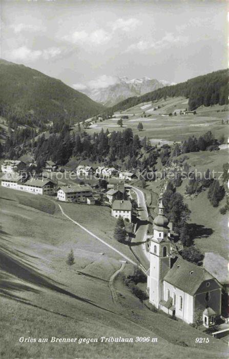 Gries Brenner Noesslach Tirol AT Panorama Blick gegen Tribulaun