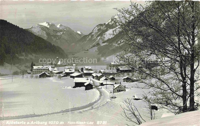 Kloesterle Vorarlberg AT Winterpanorama
