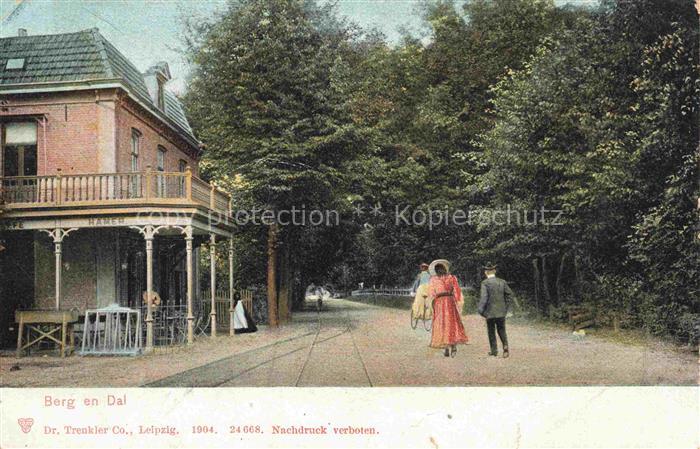 Berg en Dal Gelderland NL Partie im Park Restaurant