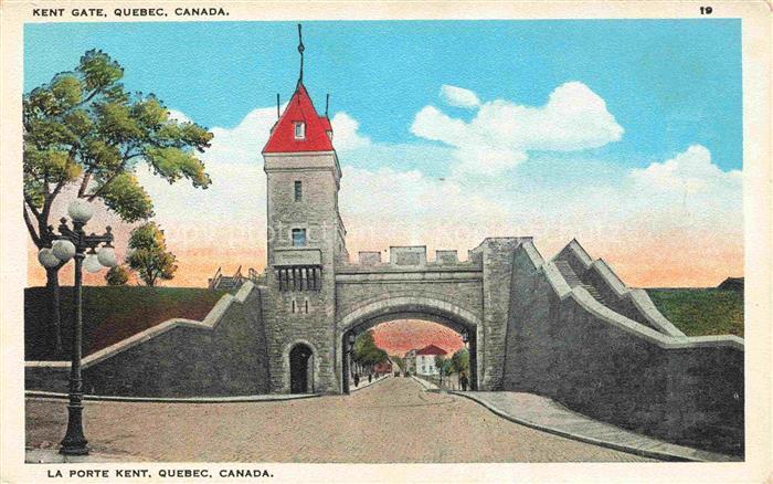 QUEBEC Canada La Porte Kent Illustration