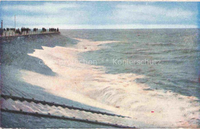 OSTENDE Oostende West-Vlaanderen Belgie Marée haute