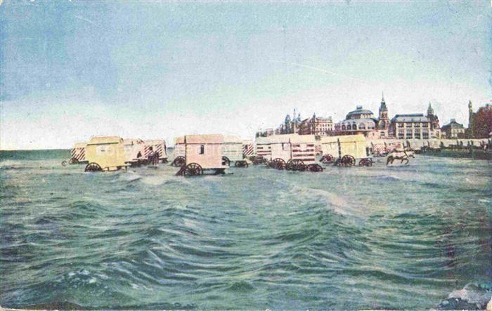 OSTENDE Oostende West-Vlaanderen Belgie Les bains