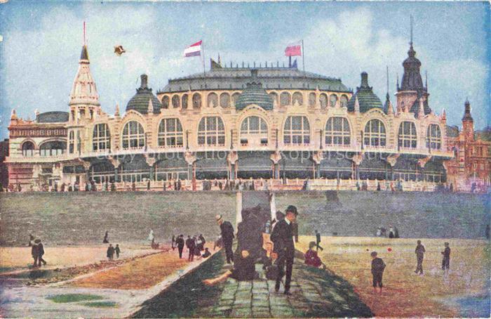 OSTENDE Oostende West-Vlaanderen Belgie Le Kursaal Kuenstlerkarte
