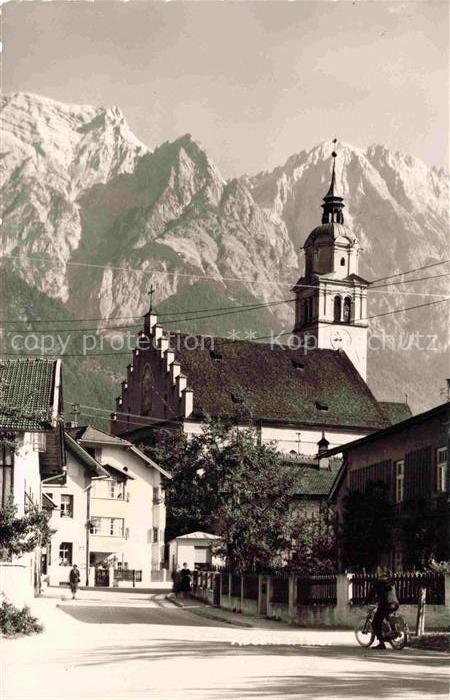 Maria Absam Hall Tirol AT Ortszentrum Kirche Alpen