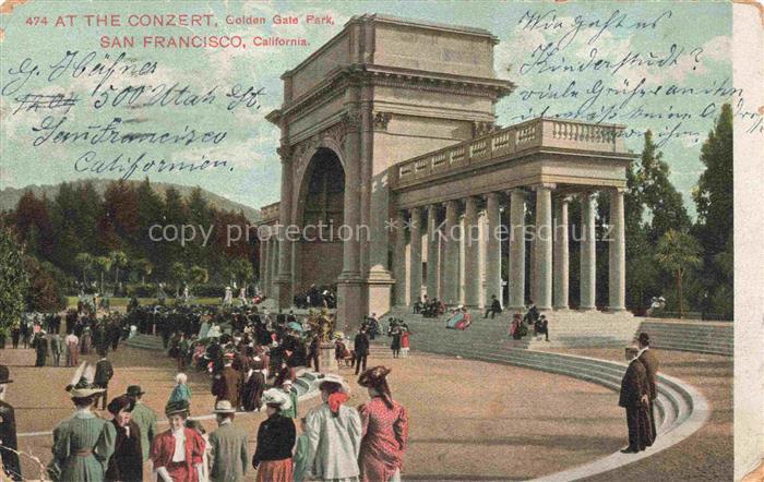 SAN FRANCISCO California USA Golden Gate Park at the concert