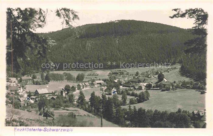 Enzkloesterle Panorama Schwarzwald