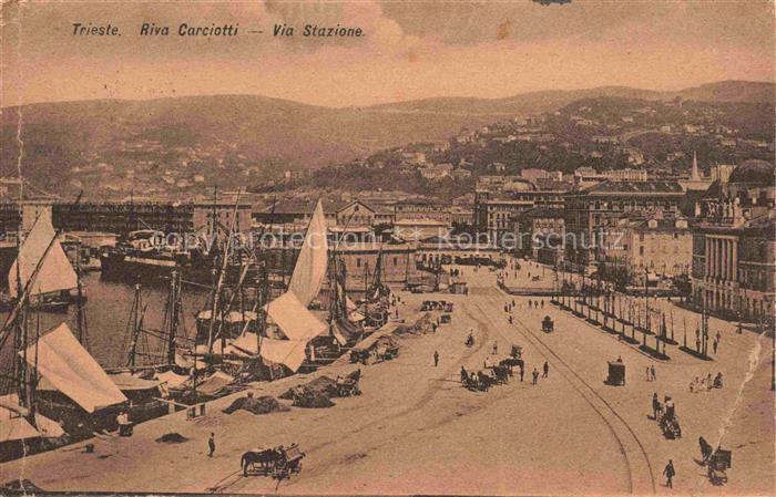 TRIESTE Triest IT Riva Carciotti Via Stazione