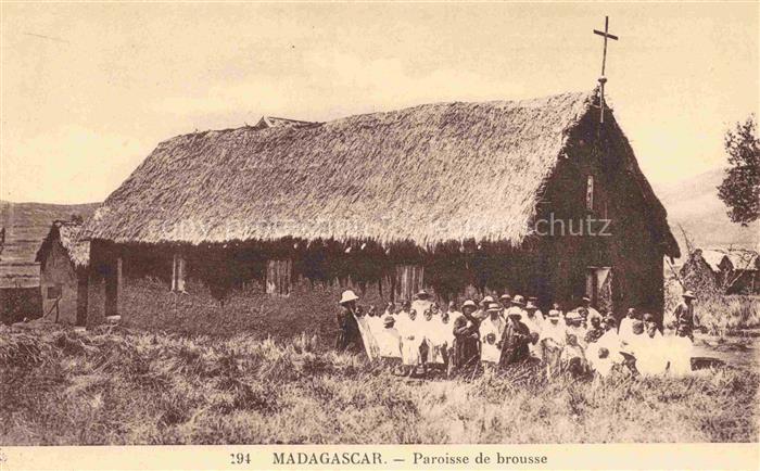 Madagascar Madagaskar Paroisse de brousse
