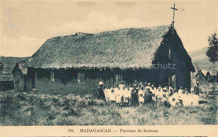 Madagascar Madagaskar Paroisse de brousse