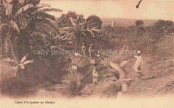 Senegal Canal d'irrigation