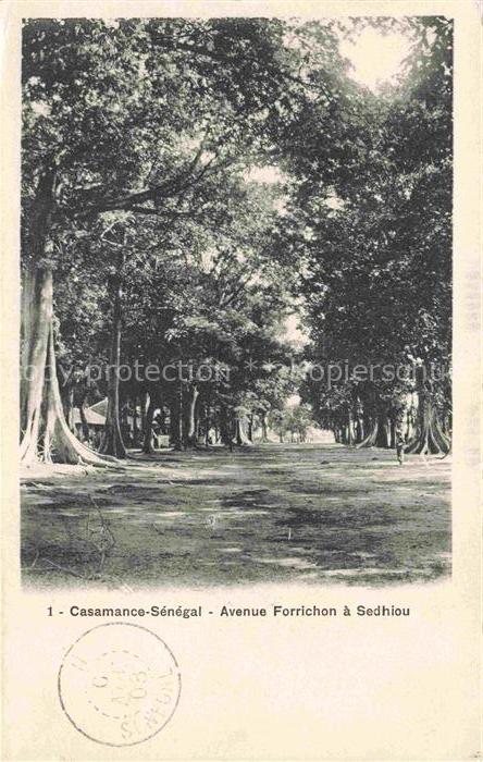 Casamance Senegal Avenue Forrichon à Sedhiou