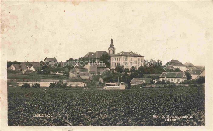 Libeznice PRAHA Prag Prahy Prague Ortsansicht Blick ueber die Felder