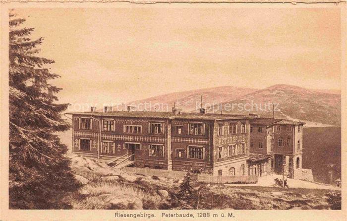 Peterbaude Petrova Bouda Spindleruv Mlyn CZ Bergbaude Riesengebirge