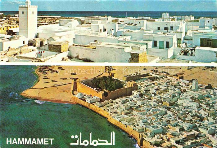 Hammamet Tunesie La Médina vue aérienne