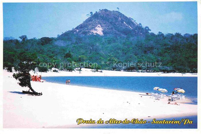 Praia de Alter-do-Chao Santarem Brazil Panorama Strand
