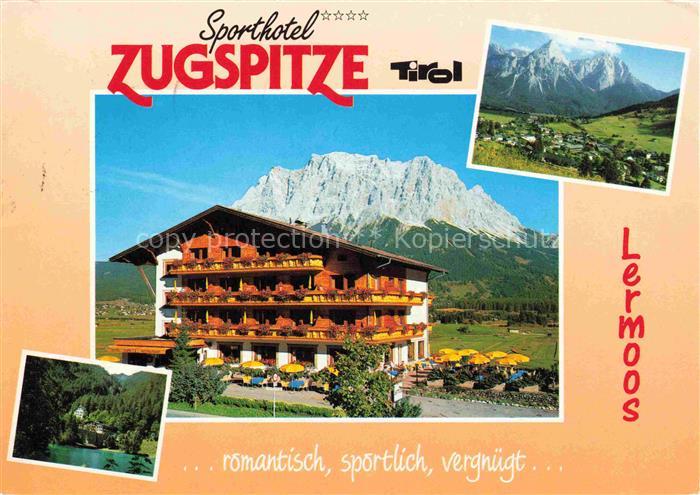 Lermoos Tirol AT Sporthotel Zugspitze Panorama Wettersteingebirge