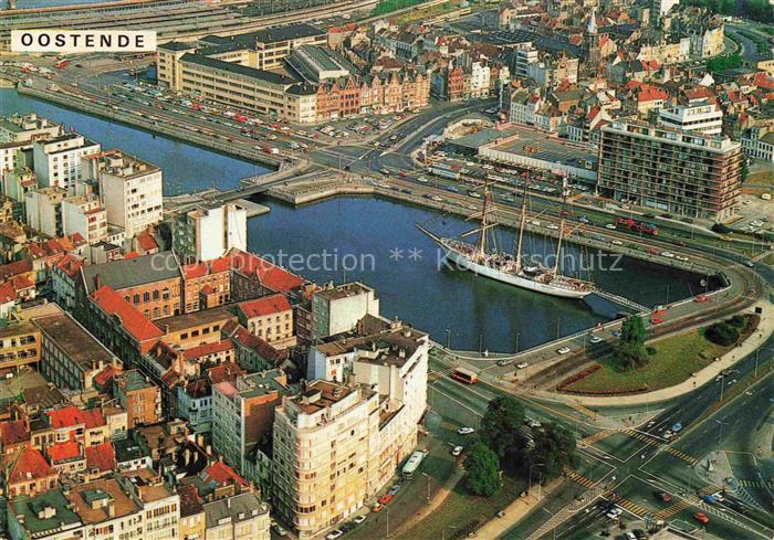 Oostende OSTENDE West-Vlaanderen Belgie Fliegeraufnahme
